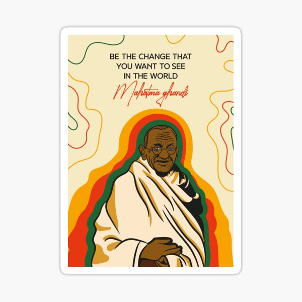 Item preview, Gandhi Poster designed and sold by MakeitMelo.