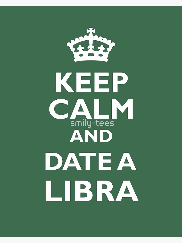 Libra Zodiac Keep Calm Date Aquarius Funny Cool Art Board Print