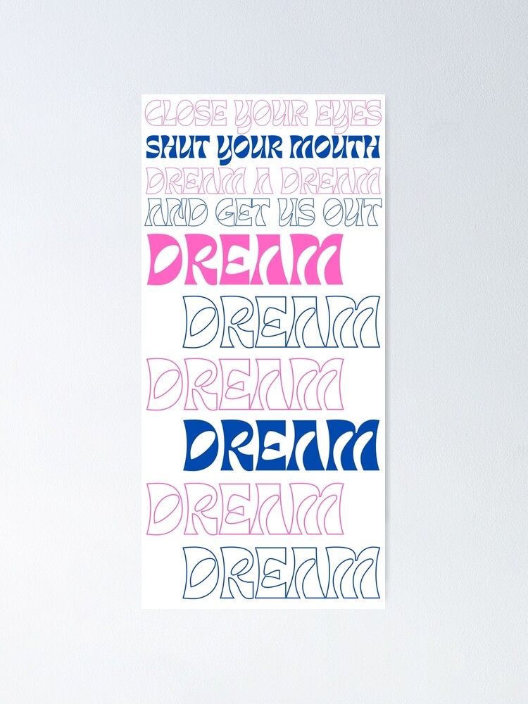 Sharkboy And Lavagirl Dream Song Lyrics Poster For Sale By Lowbrowcontent Redbubble