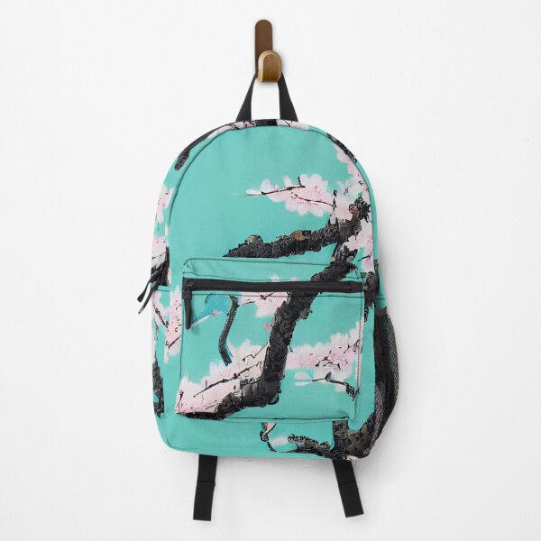 Item preview, Green Cherry Blossom Shodo Artwork designed and sold by @adorcharm Modern & Classic AI Art.