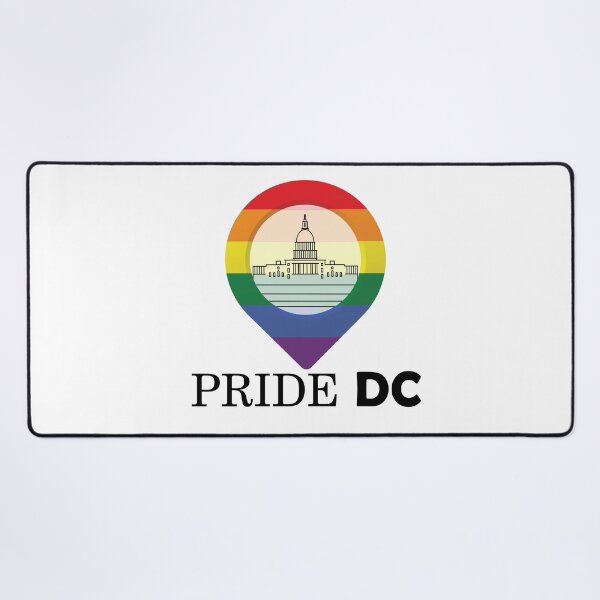 Item preview, DC Pride Capitol Hill Rainbow Map Point  (PRIDE_005) designed and sold by rodildesigns.