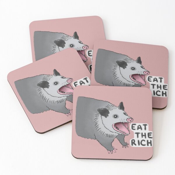 Item preview, Eat the Rich Possum designed and sold by PaintedWorld.
