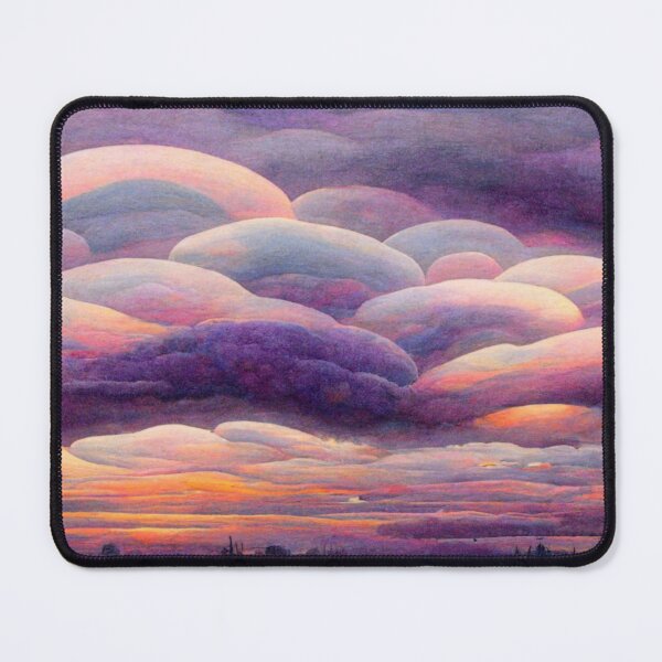 Item preview, Purple clouds Tie Dye inspired sunset designed and sold by RileyKyler.