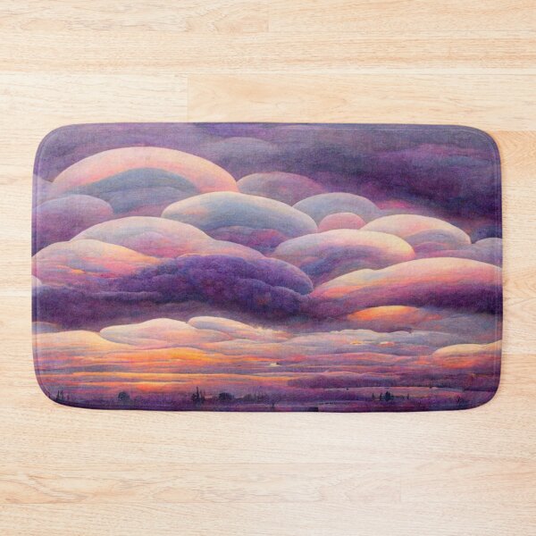 Item preview, Purple clouds Tie Dye inspired sunset designed and sold by RileyKyler.