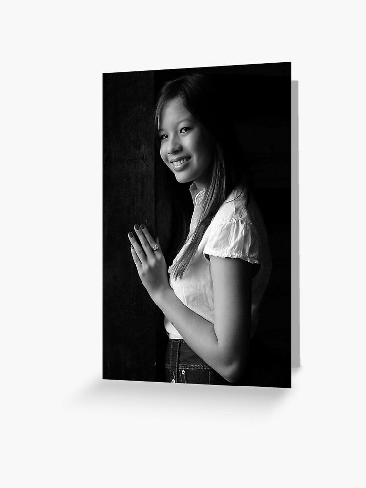 Thumbnail 1 of 2, Greeting Card, Ruby designed and sold by theoddshot.