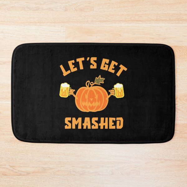 Item preview, Mens Let's Get Smashed Funny Pumpkin Halloween Costume designed and sold by SpookySeasonTee.
