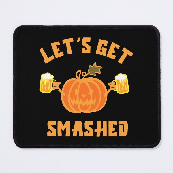 Item preview, Mens Let's Get Smashed Funny Pumpkin Halloween Costume designed and sold by SpookySeasonTee.