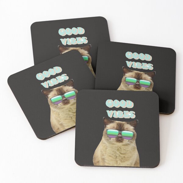 Item preview, Good vibes  designed and sold by CatwithSpecs.