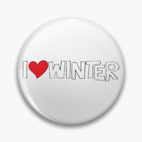 Item preview, I Heart Winter Illustrated Text with a heart designed and sold by AngelDawnDesign.