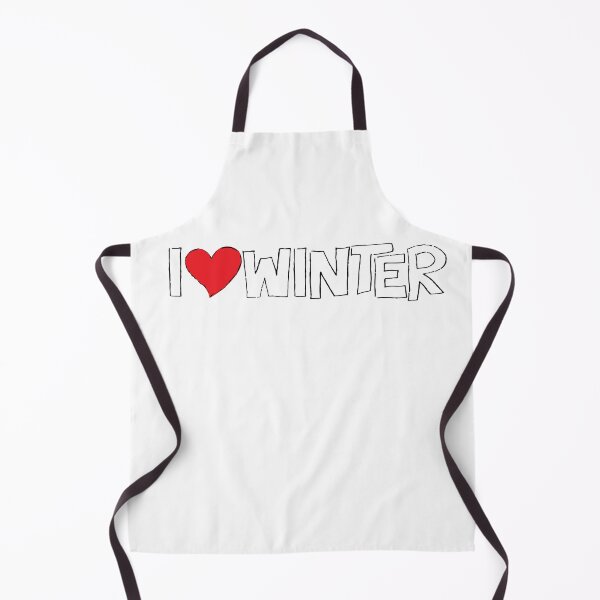 Item preview, I Heart Winter Illustrated Text with a heart designed and sold by AngelDawnDesign.
