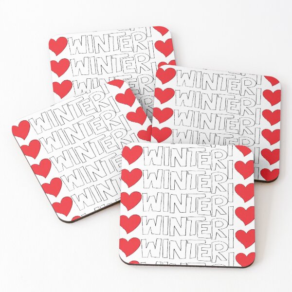 Item preview, I Heart Winter Illustrated Text with a heart designed and sold by AngelDawnDesign.