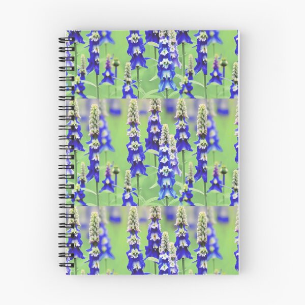 Item preview, blue delphinium flowers designed and sold by starfishstuff.