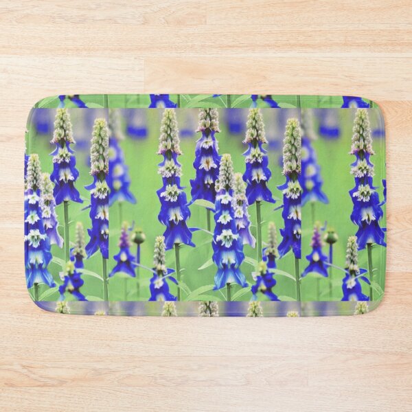 Item preview, blue delphinium flowers designed and sold by starfishstuff.