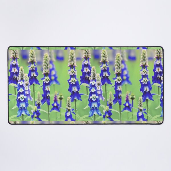 Item preview, blue delphinium flowers designed and sold by starfishstuff.