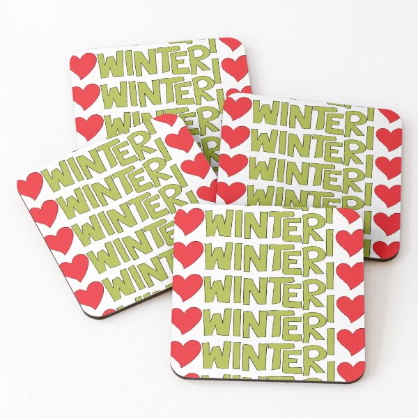 Item preview, I Heart Winter Illustrated Text with a heart designed and sold by AngelDawnDesign.
