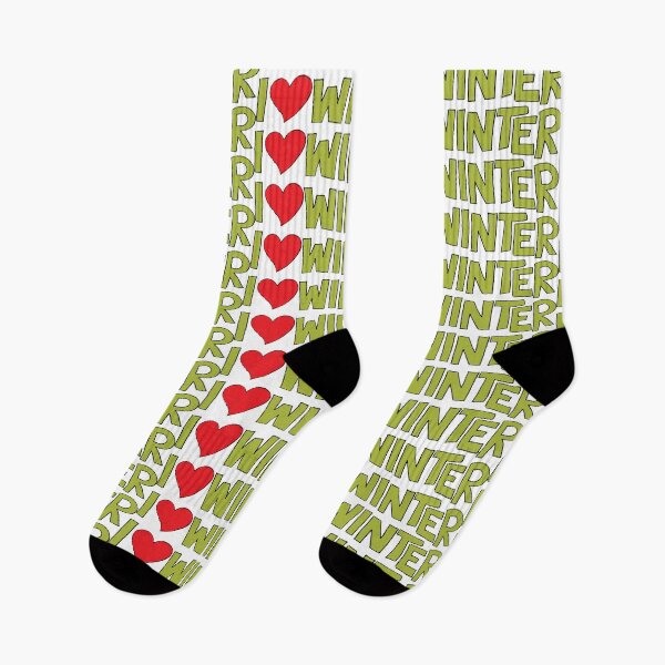 Item preview, I Heart Winter Illustrated Text with a heart designed and sold by AngelDawnDesign.