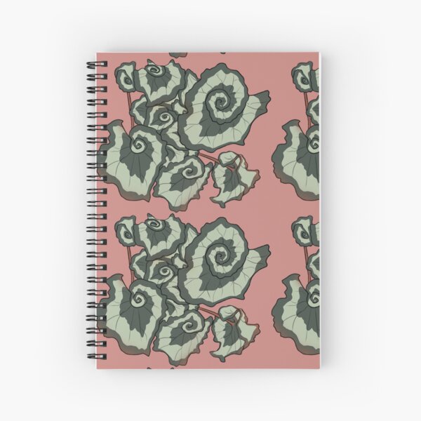 Cuadernos de espiral: Begonia | Redbubble