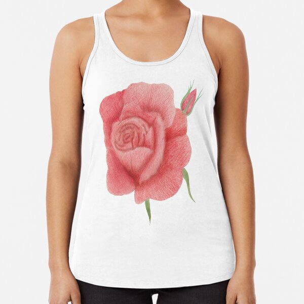 Rose Racerback Tank Top