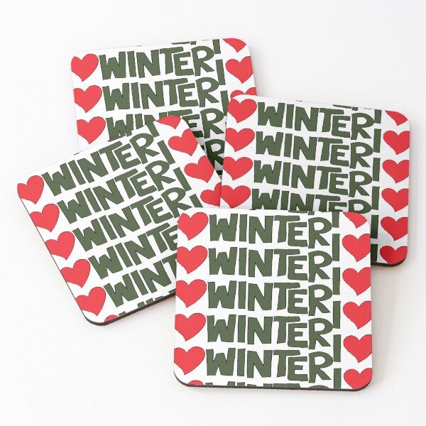 Item preview, I Heart Winter Illustrated Text with a heart designed and sold by AngelDawnDesign.