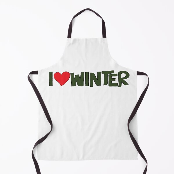 Item preview, I Heart Winter Illustrated Text with a heart designed and sold by AngelDawnDesign.
