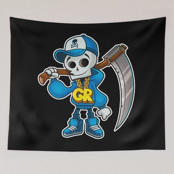 Item preview, Little Grim Reaper Halloween Outline designed and sold by RemcoBakker.