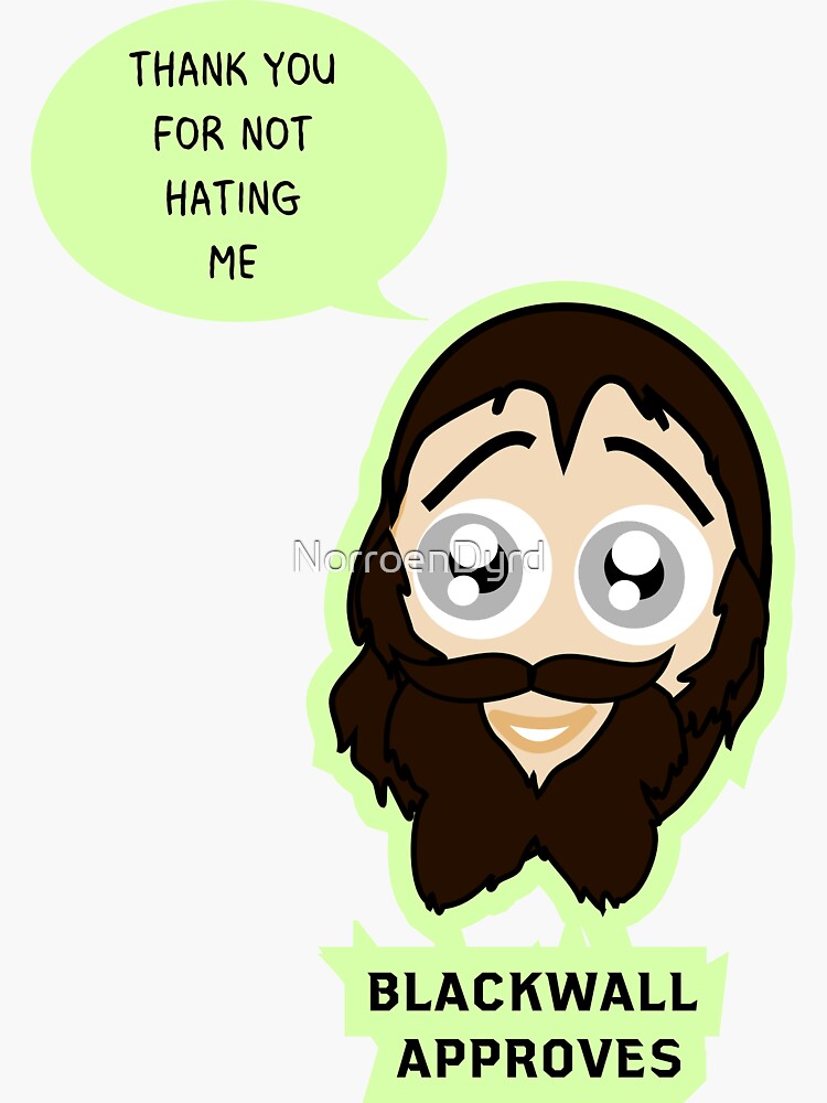 "Seal of Approval 2 Blackwall" Sticker for Sale by NorroenDyrd Redbubble