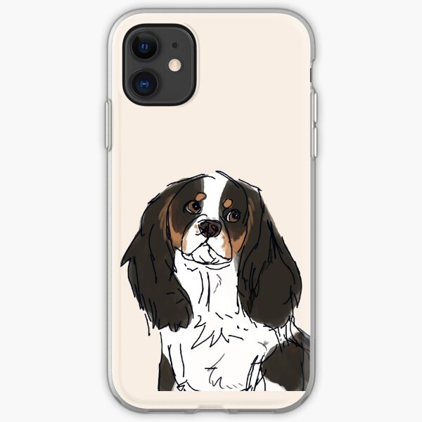 Tricolour Cavalier King Charles iPhone Soft Case