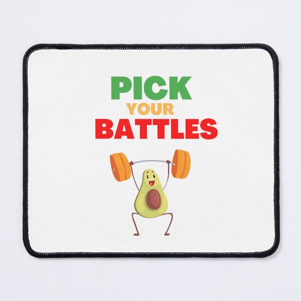 Item preview, Pick Your Battles Funny Avocado Workout designed and sold by Cozy-space.