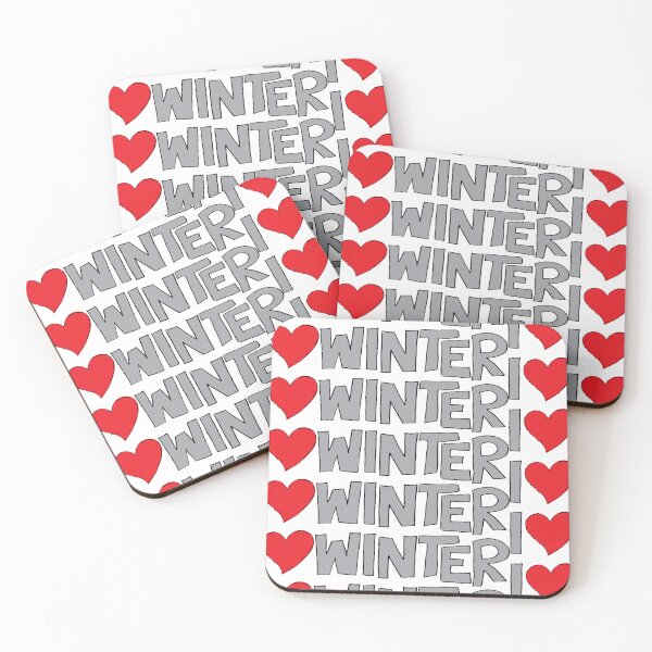 Item preview, I Heart Winter Illustrated Text with a heart designed and sold by AngelDawnDesign.