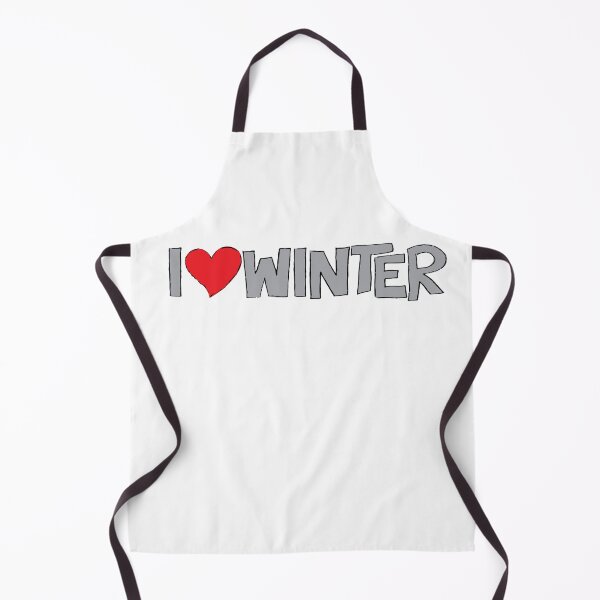 Item preview, I Heart Winter Illustrated Text with a heart designed and sold by AngelDawnDesign.