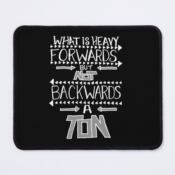 Item preview, Corny Joke What is Heavy Forwards But not Backwards designed and sold by rhombusOnion.