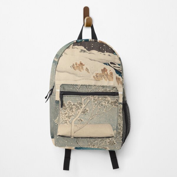 Item preview, Kawase Hasui Snow at Shirahige 雪の白ひげ (Yuki no Shirahige) designed and sold by TeeARTHY.