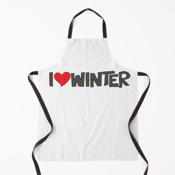 Item preview, I Heart Winter Illustrated Text with a heart designed and sold by AngelDawnDesign.