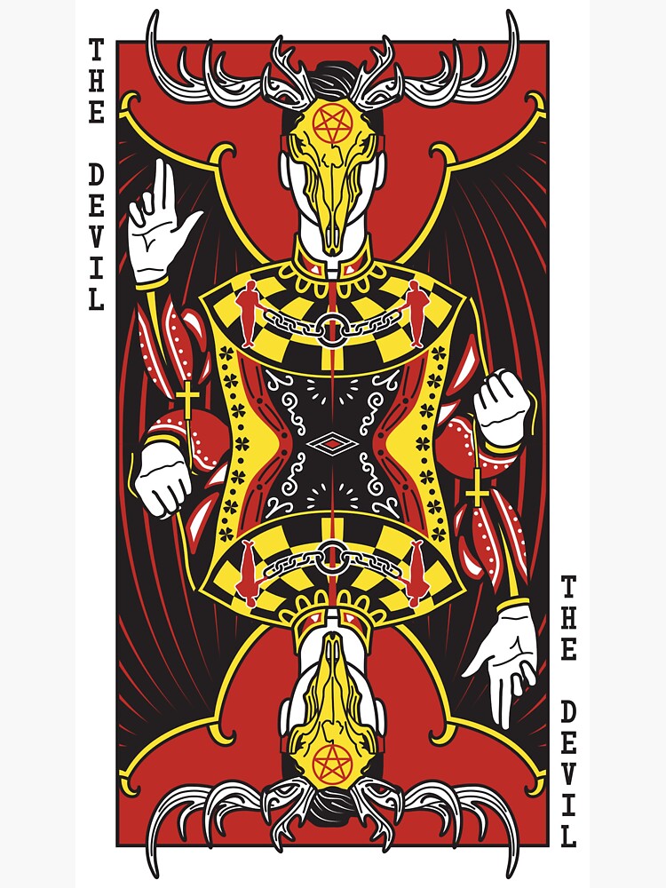 Thumbnail 3 of 3, Sticker, The Devil designed and sold by 1Booker.