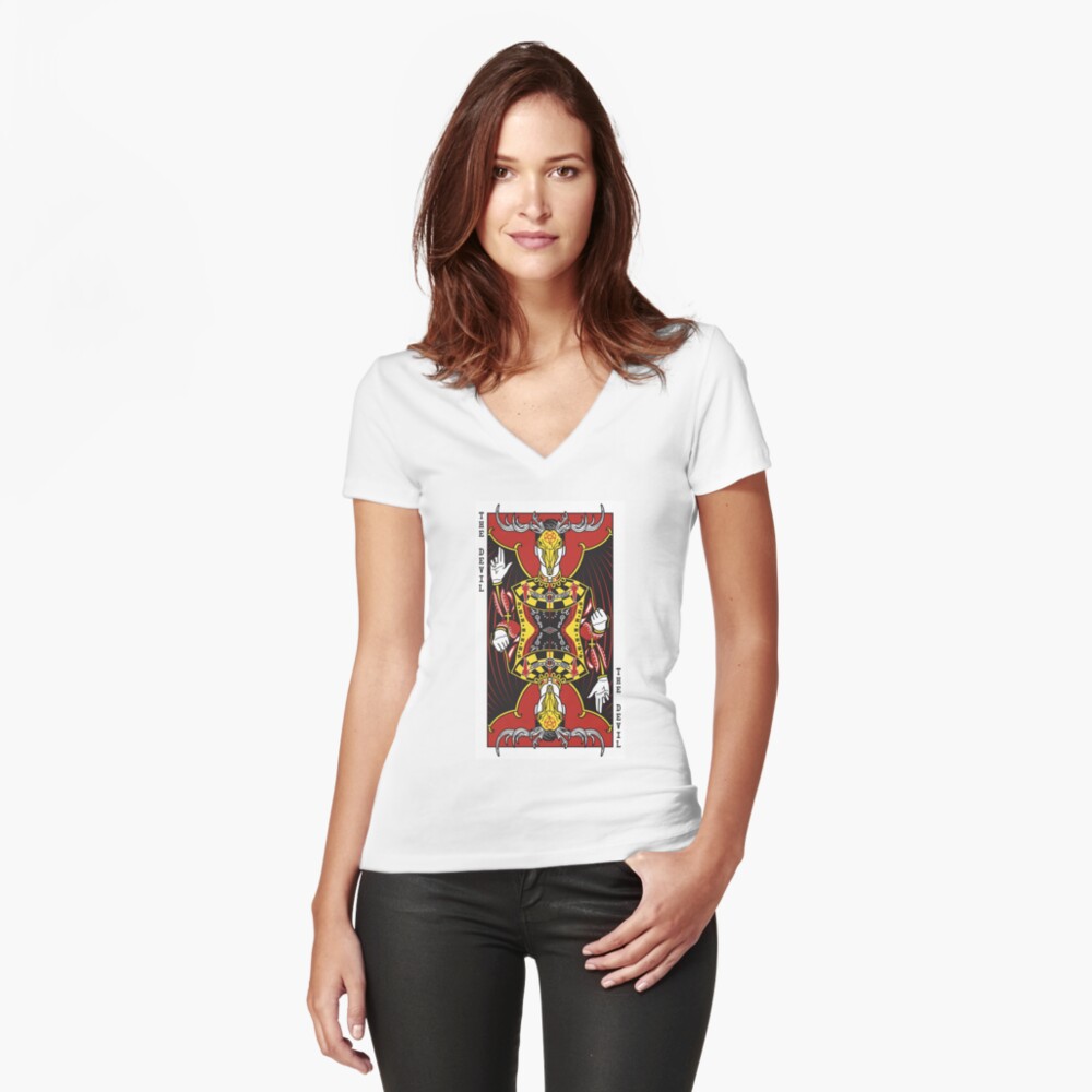 Item preview, Fitted V-Neck T-Shirt designed and sold by 1Booker.