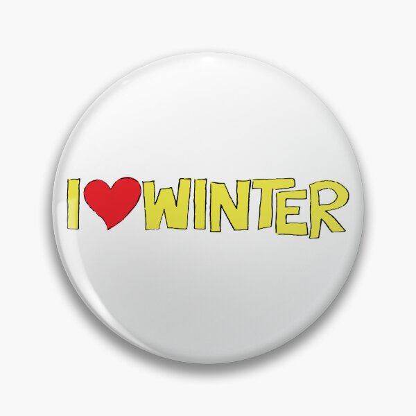 Item preview, I Heart Winter Illustrated Text with a heart designed and sold by AngelDawnDesign.