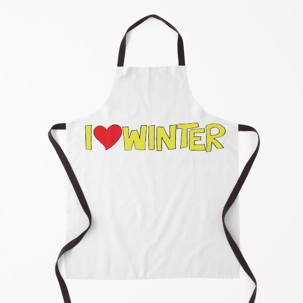 Item preview, I Heart Winter Illustrated Text with a heart designed and sold by AngelDawnDesign.