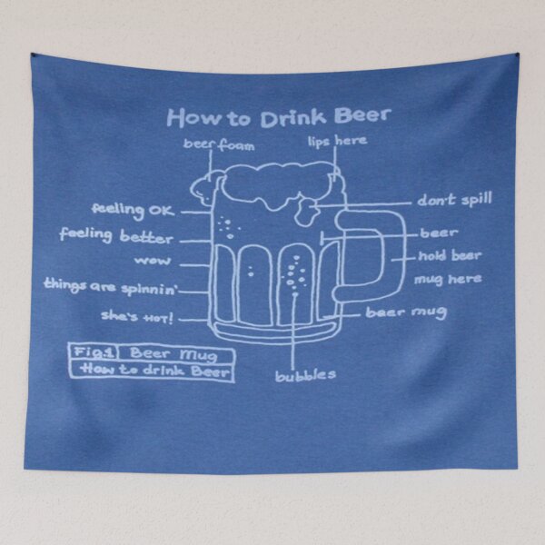 Item preview, How To Drink Beer designed and sold by jolly3434.