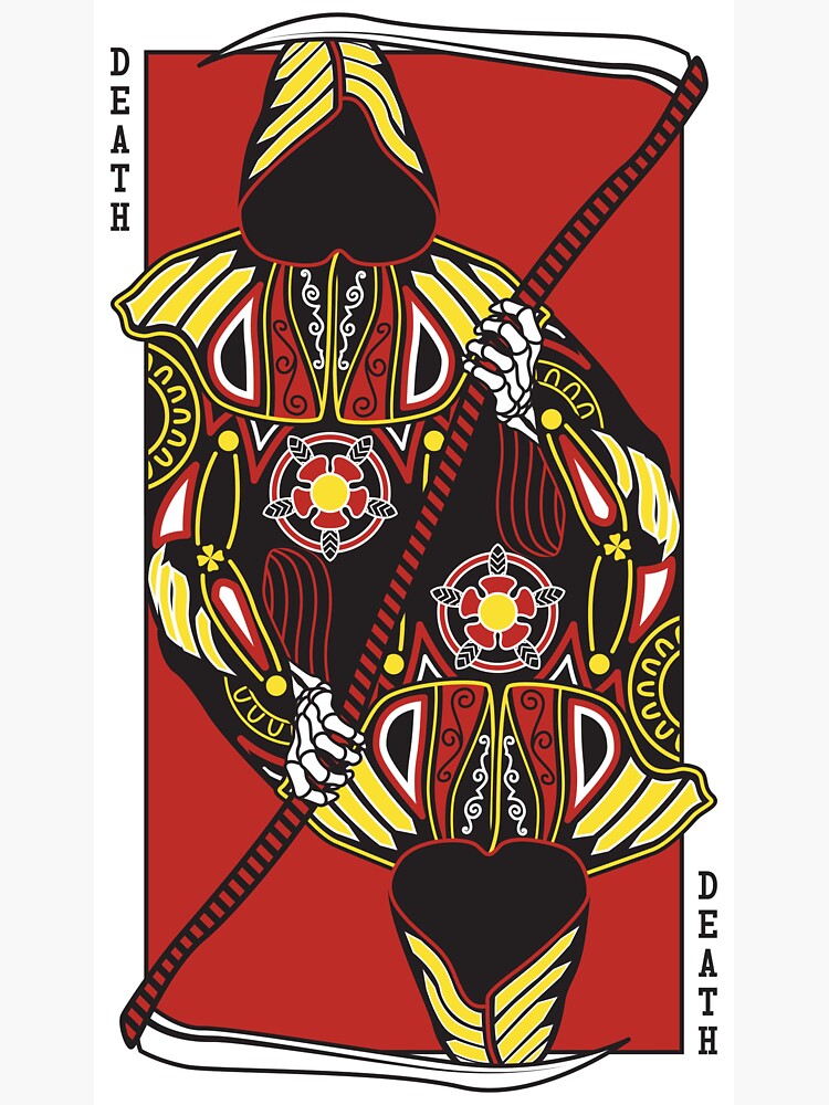 Thumbnail 3 of 3, Sticker, Death designed and sold by 1Booker.