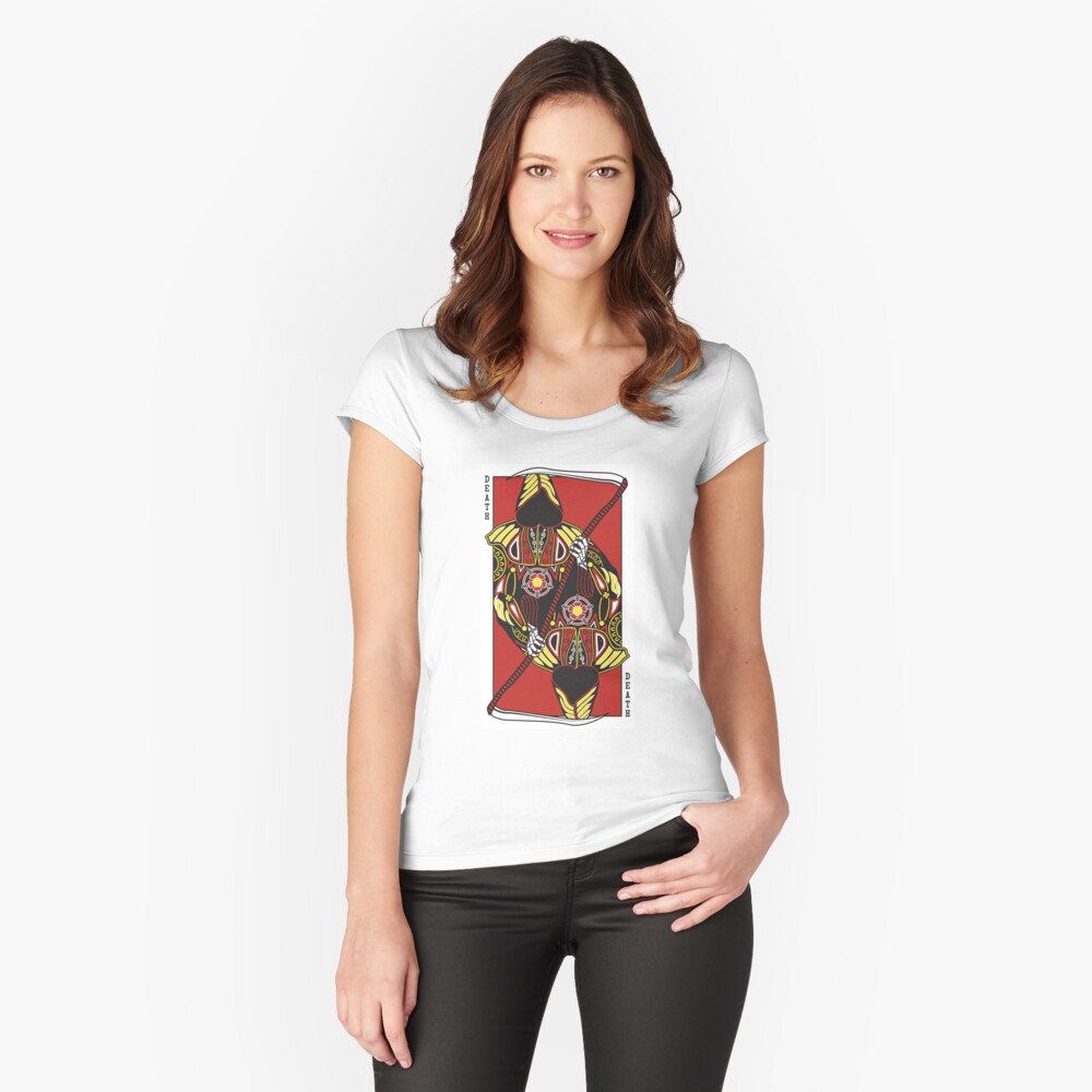 Item preview, Fitted Scoop T-Shirt designed and sold by 1Booker.