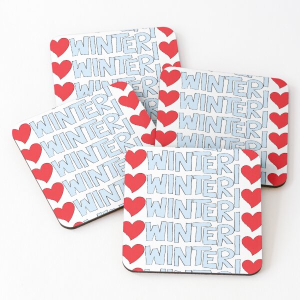 Item preview, I Heart Winter Illustrated Text with a heart designed and sold by AngelDawnDesign.