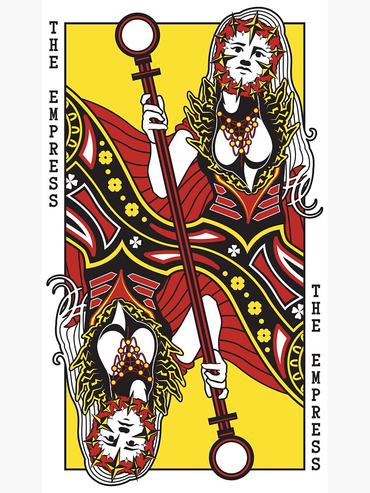 Thumbnail 3 of 3, Sticker, The Empress designed and sold by 1Booker.