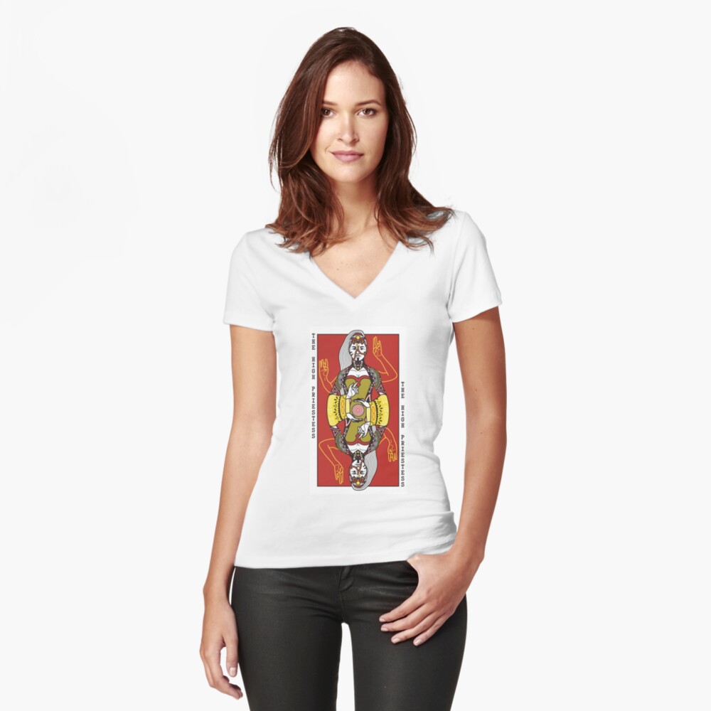 Item preview, Fitted V-Neck T-Shirt designed and sold by 1Booker.