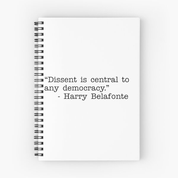 Item preview, Dissent is central to any democracy - Harry Belafonte designed and sold by RadicalAM.