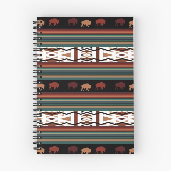 Aperçu de l'œuvre Motif aztèque Buffalo américain créée et vendue par handsoftime2020.