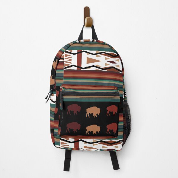 Item preview, American Buffalo Aztec Pattern designed and sold by handsoftime2020.