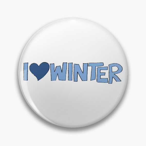 Item preview, I Heart Winter Illustrated Text with a heart designed and sold by AngelDawnDesign.