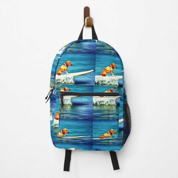 Item preview, Puppy Lab On Surf Board designed and sold by starfishstuff.