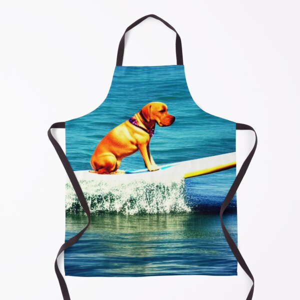 Item preview, Puppy Lab On Surf Board designed and sold by starfishstuff.