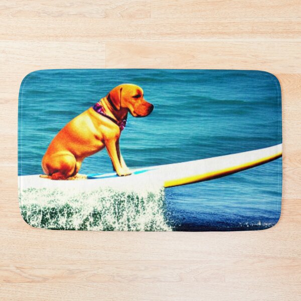 Item preview, Puppy Lab On Surf Board designed and sold by starfishstuff.